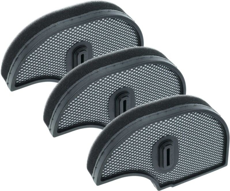 vhbw 3x Staubsaugerfilter kompatibel mit Bosch BGS4U2242/11, BGS4U230/11, BGS4U232/11, BGS4U332S/11 Staubsauger - Schaum...