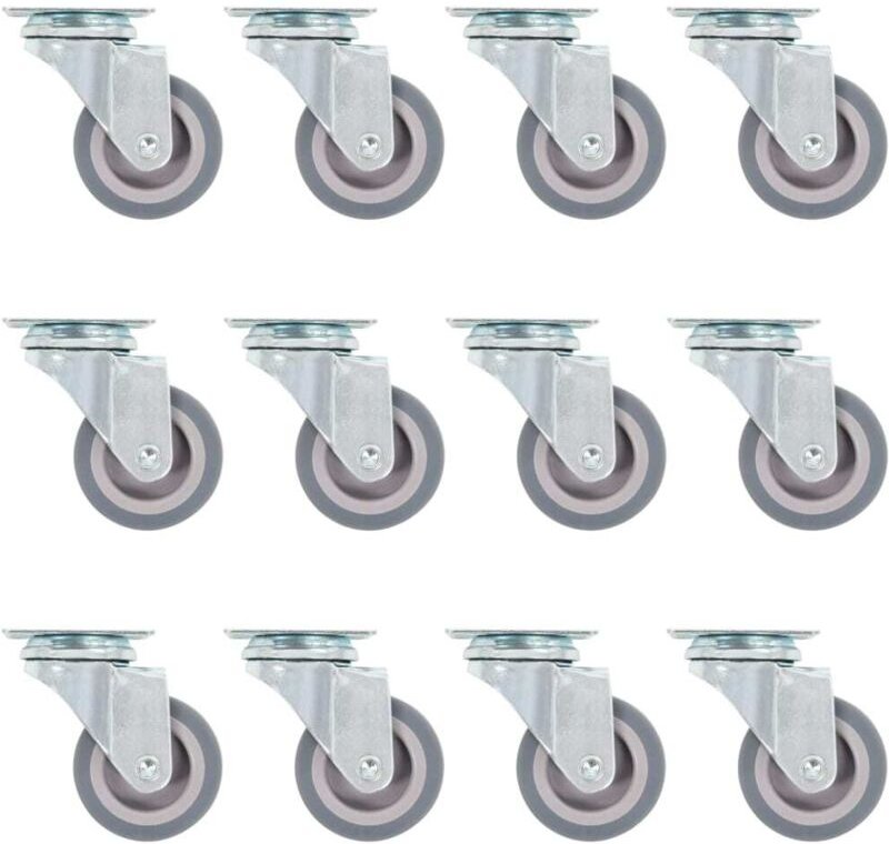 48 Stk. Lenkrollen 50 mm vidaXL