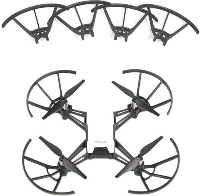 Propellerschutz - DJI Ryze Tello Set - 4 Stk. Schwarz