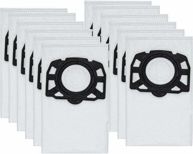 Lot de 12 Sacs Filtre Aspirateur Compatible Karcher WD4 WD5 WD6 MV4 MV5 MV6 Modèles Spécifiés