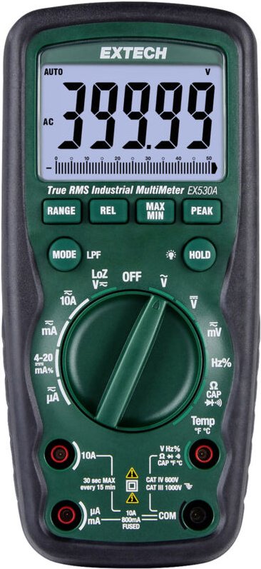 Extech Extech EX530A Hand-Multimeter digital CAT IV 600 V Anzeige (Counts): 50000