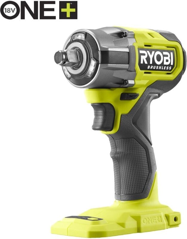 Ryobi - RIW18CBL-0 Schlagschrauber, 1/2 Zoll, 18 v, bürstenlos, nur Batteriegehäuse