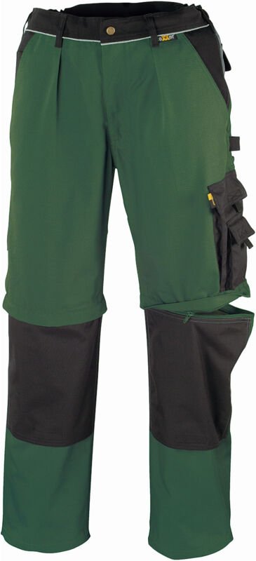 teXXor Canvas (320 g/m²) 2-in-1 Bundhose TOBAGO grün/schwarz 98 8355