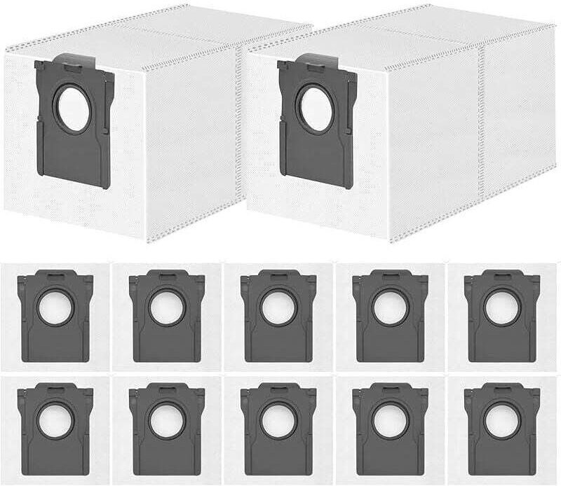 12er-Pack Staubbeutel, kompatibel mit Dreame L20/X40/X50 Ultra Complete, L10s/L10/L40/E30 Ultra/L10s Pro Ultra, für Xiao...