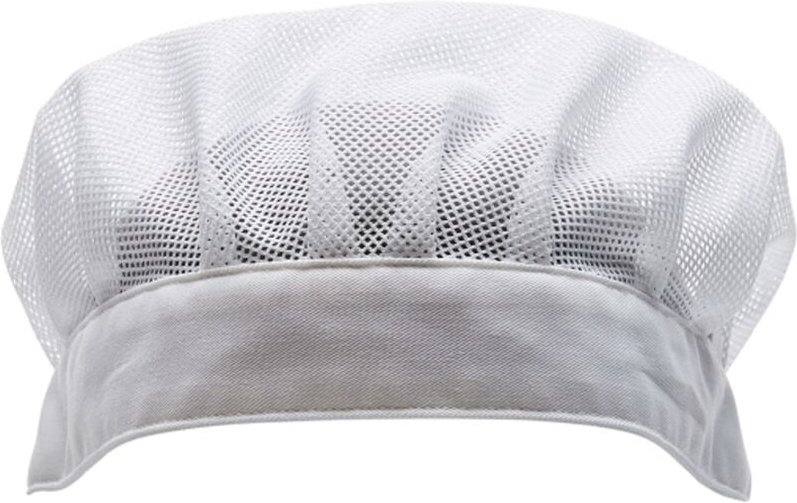 Haube mit Haarnetz Cap Gr. one, weiss - Mascot
