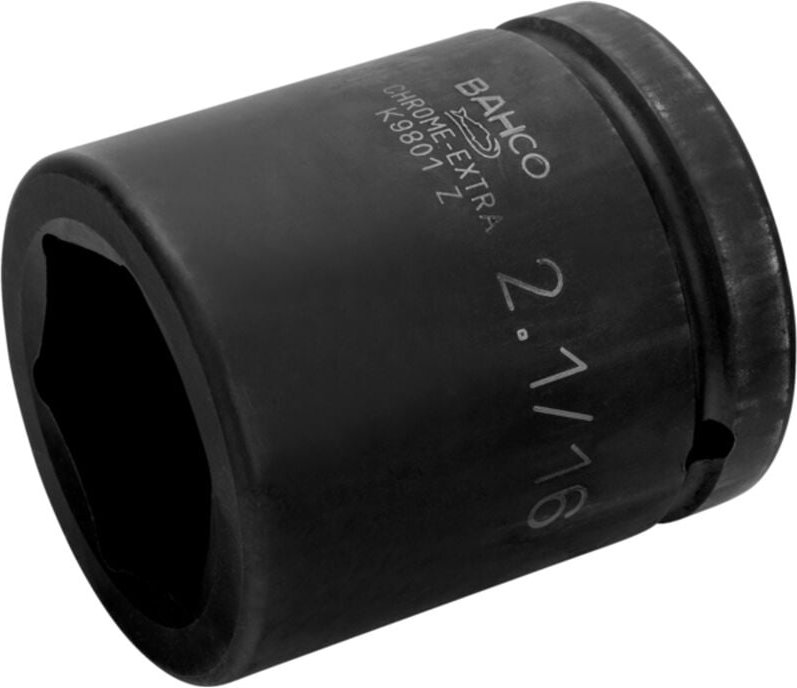 Bahco 1-1/2 Kraft-Steckschlüssel-Einsatz, Sechskant, 2-1/16, phosphatiert