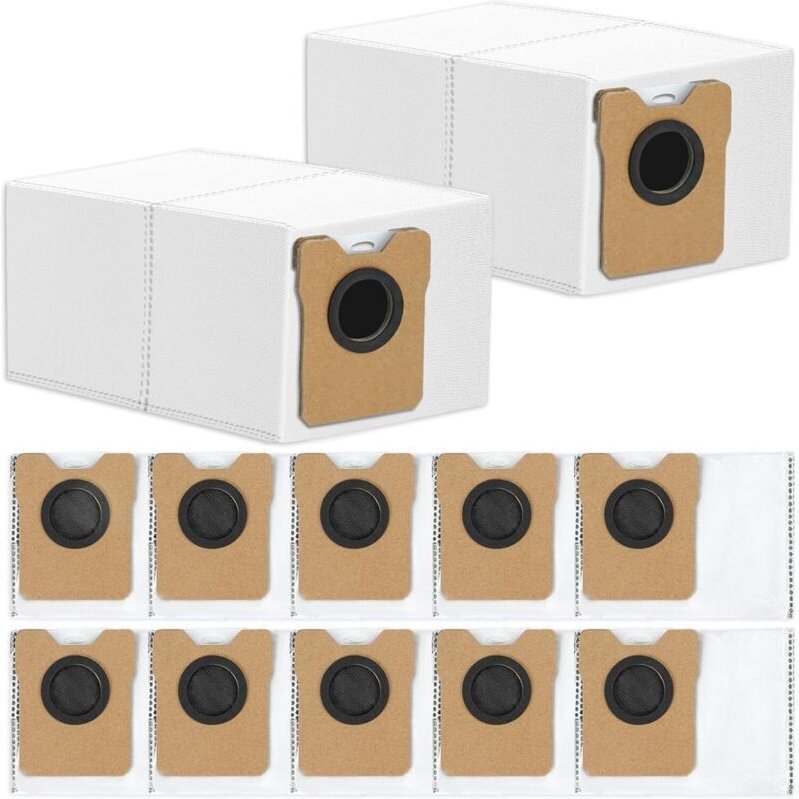 12er-Pack Staubbeutel für den Eufy Omni C20 Staubsauger, Ersatzbeutel, großes Fassungsvermögen