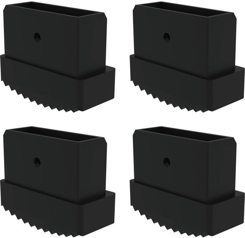 Munk - Günzburger Steigtechnik 4x Innenschuh für Teleskopleitern für Innenleiter - 019253