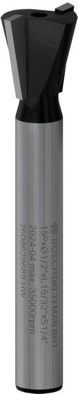 Pro Zinkenfräser 15° Schaft 1/4" - 2608629689 - Bosch