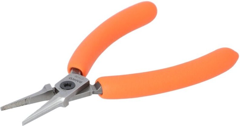 Bahco Kompakte Spitzzangen mit orangefarbenen PVC-Griffen 145 mm