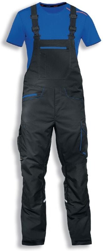 Uvex Suxxeed 8898 Herren-Arbeitshose - Dunkelgraue Männer-Latzhose: 46