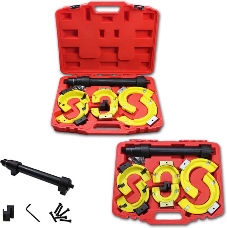 Randaco Federspanner Universal Federspannersatz für Mc Pherson Federbeinsysteme Tuning Federbeine Tieferlegung Fahrwerk ...