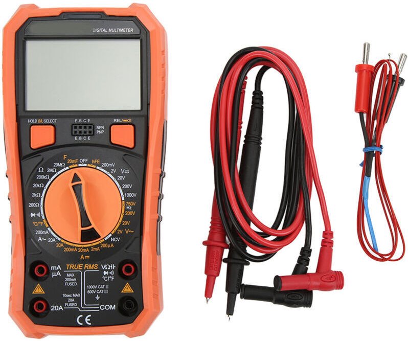890C+ Hochpräzises digitales Multimeter, multifunktionales elektrisches Prüfgerät zur Messung von Wechsel- und Gleichspa...