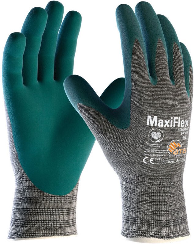 ATG - MaxiFlex 34-924 Comfort Arbeitshandschuhe - 12 (xxxl) - Grüne