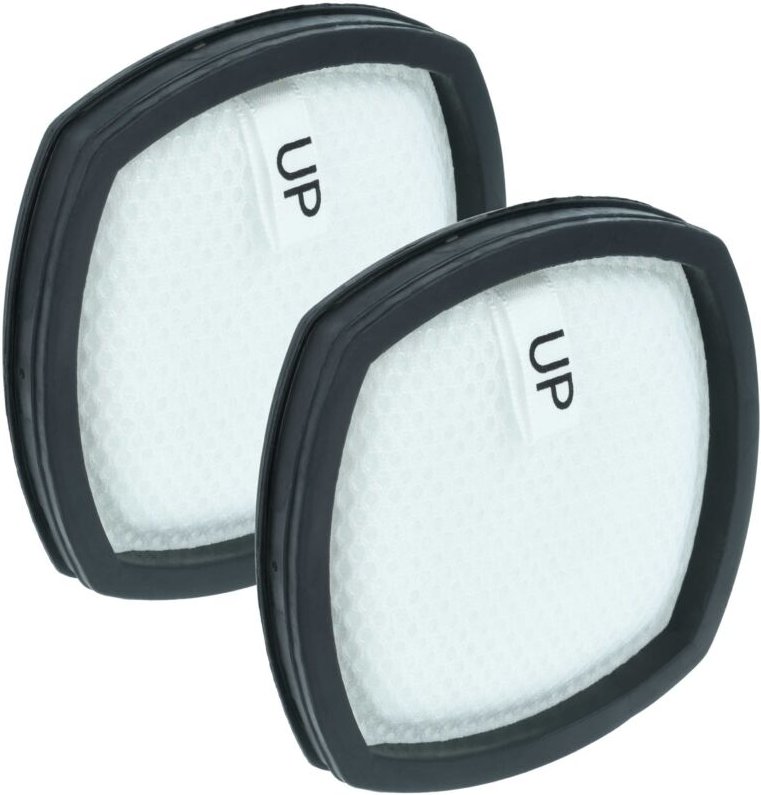 vhbw 2x Staubsaugerfilter Ersatz für Leifheit 89161 für Staubsauger - HEPA-Filter Schwarz Weiß