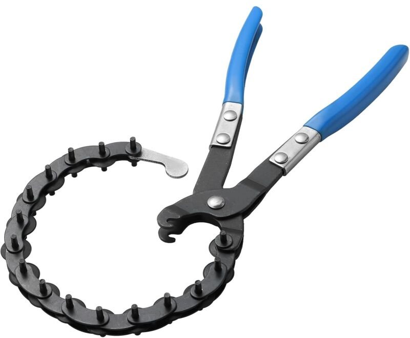 Auspuffrohr-Schneidwerkzeug mit 15 Klingen, universeller Auspuffrohrschneider von 3/4 Zoll bis 3 Zoll