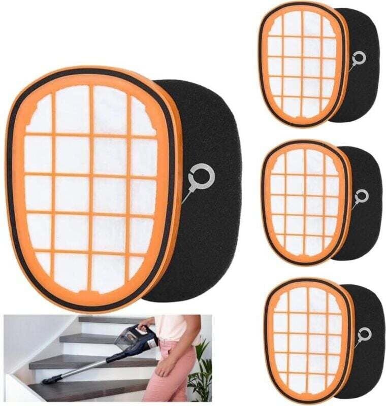 Filtro 4 pezzi per aspirapolvere Philips SpeedPro Max Aqua, FC6814, FC6826, FC6812, FC6822, FC6827, FC6813, FC6823, XC80...