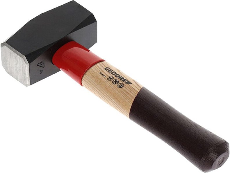 620 H-1250 Fäustel rotband-plus mit Hickorystiel, 1250 g