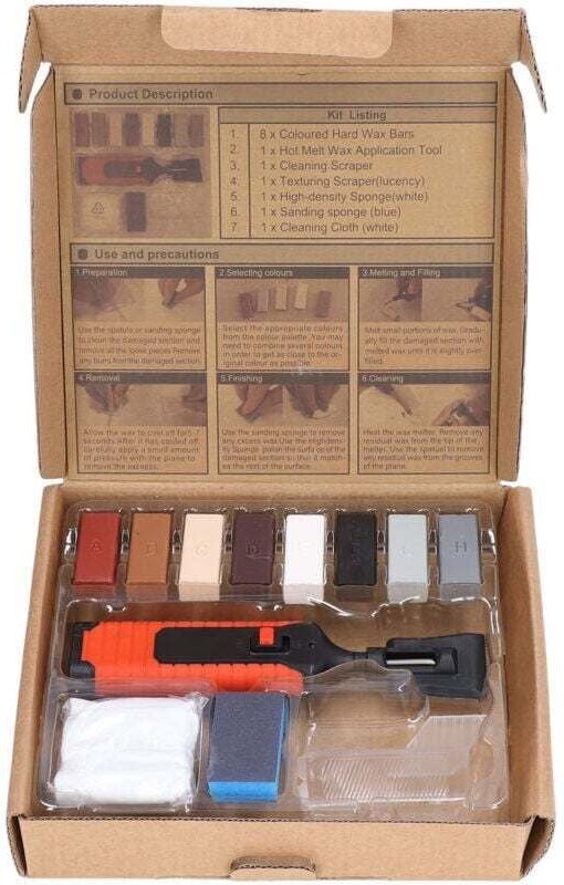 Thumbnail - Vtizikl Kit de Réparation de Carrelage, Stylo Chauffant électrique pour Réparation de Carrelage, Ensemble de Blocs de Ci...