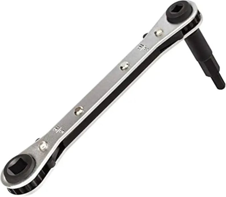 Reparaturschlüsselsatz für Heizungs-, Lüftungs- und Klimatechnik sowie Kältetechnik, 3/8"-auf-1/4"-Adapter, 5/16"-x-1/4"...