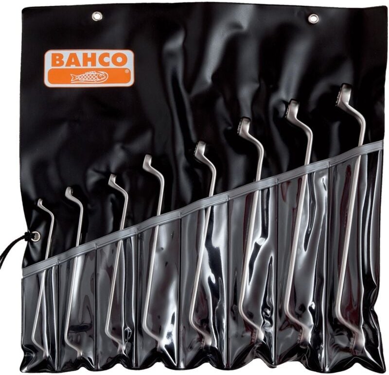 Set mit 8 Doppelringschlüssel tiefgekröpft metrisch Bahco 2M/8T