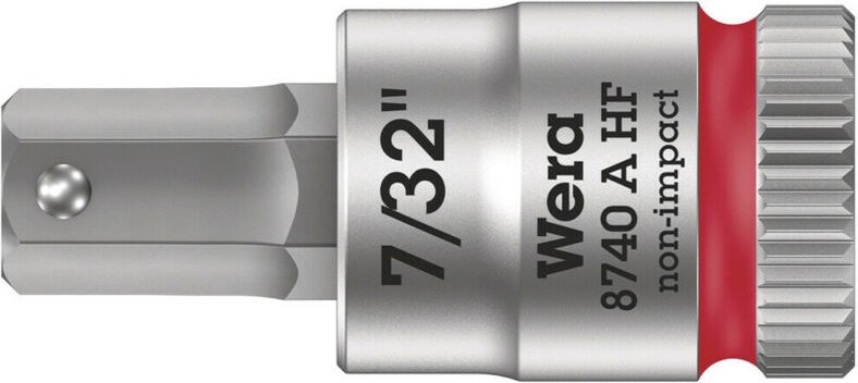 8740 a 05003387001 Innen-Sechskant Steckschlüsseleinsatz 7/32' 1/4' (6.3 mm) - Wera