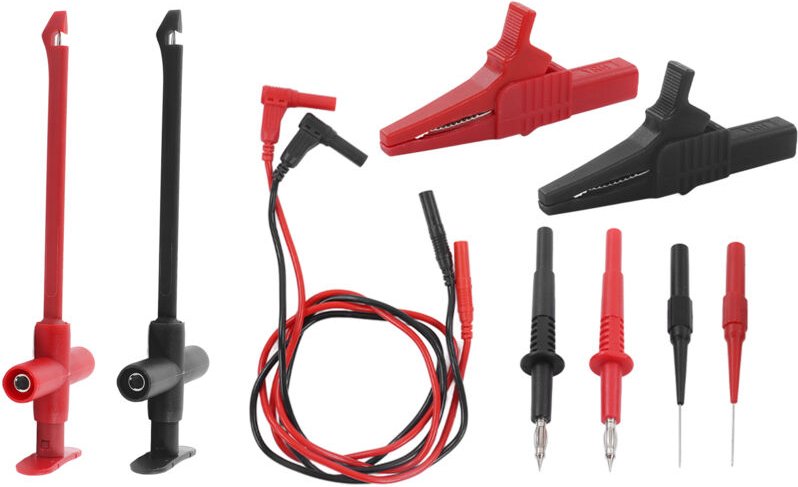 Eosnow Multimeter -Test -Leads -Kit Crocodile Clip Banana Plug -Sonde für elektronische Reparatur JT8001-1