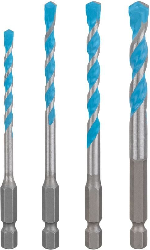 Bosch - expert HEX-9 Multi Construction Bohrer-Set, 4/5/6/8 mm, 4-tlg.