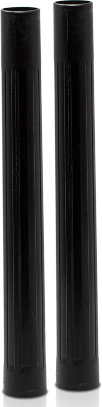 Staubsauger Rohr Kunststoffrohr Verlängerungsrohr Set für alle Sauger Modelle mit ø 35mm, 2 Stück je 50 cm Länge, schwar...
