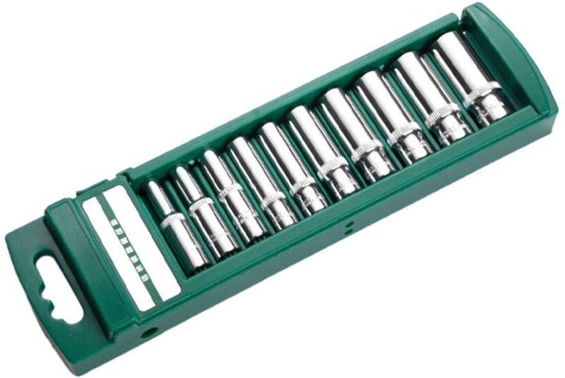 10 StüCk 1/4--AußEnsteckschlüSsel mit Langem Sechskant-SteckschlüSselkopf und Kombiniertem RatschenschlüSsel-Werkzeug