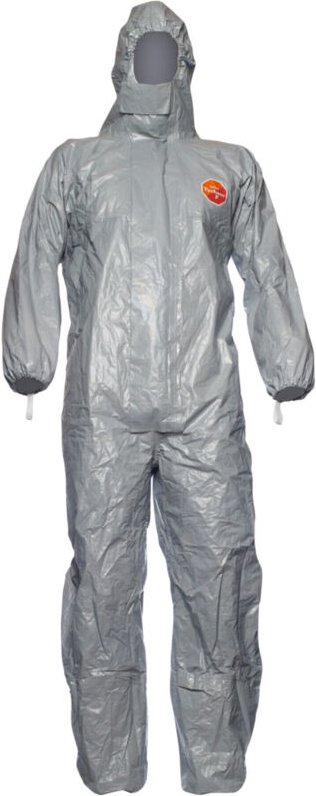 Dupont - Schutzoverall Typ 3/4/5/6 Tychem 6000 f, grau, Unisex-Größe: 3XL