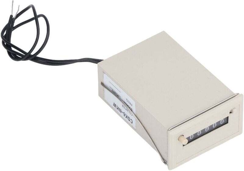 Compteur Électromagnétique DC24V 0-999999 Impulsions pour Applications Mécaniques et Pétrolières