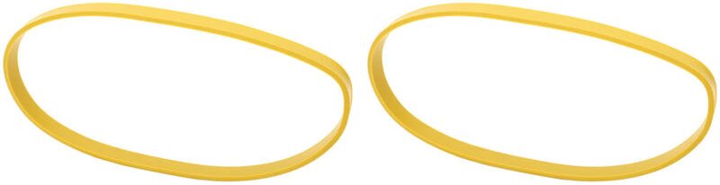 Ersatz-Sägereifen, optimale Sägeblattführung, 2 gelbe Sägeradreifen für 8-Zoll-Bandsägenräder