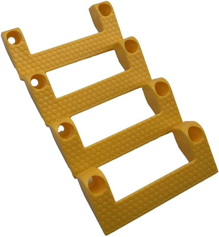 Maßbandhalter, Werkzeugaufbewahrung für die Garagenorganisation, Strom auf Leitern, Werkbänken, 4 Stück, Gelb