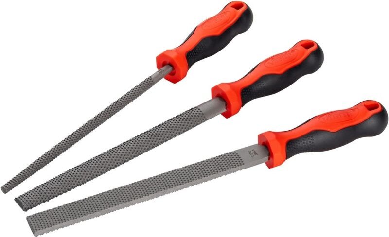 VIGOR Holzfeilen Satz, 3-tlg., Anzahl Werkzeuge: 3