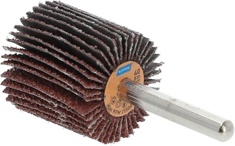 Norton Fächerschleifer mit Schaft R207Plus 30x30x6 P40 10 Stk