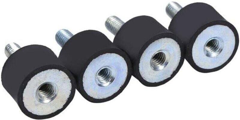 Stück Gummi-Isolatorhalterungen Antivibrationsdämpfer M6-Spulen für Boot und Auto (Größe: M6)