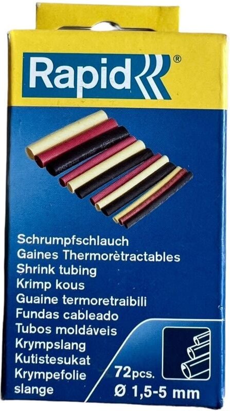 Heißluft-Schrumpfschlauchsatz 1,5 - 5mm - Rapid