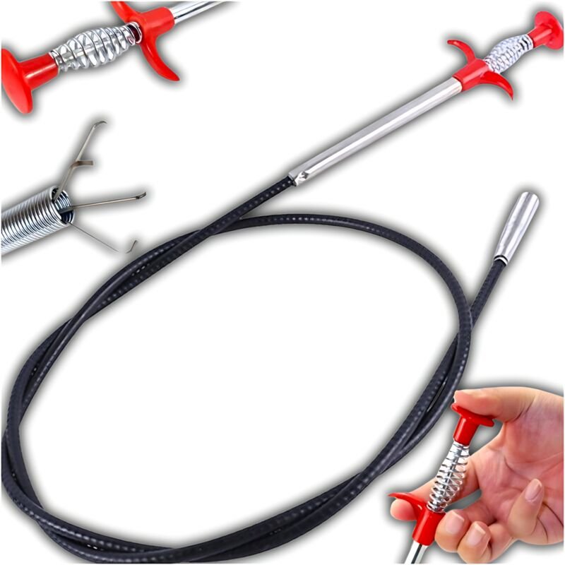 Flexibler Krallengreifer, lang 160 cm, Schlange, Spirale, Feder