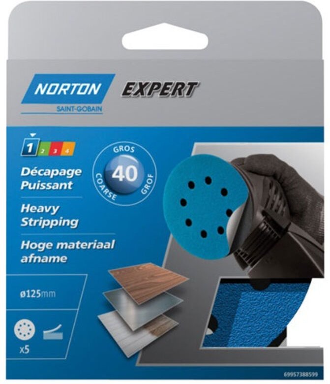 Norton Self-Grip Schleifscheiben 125 Mm Körnung 40 69957388599