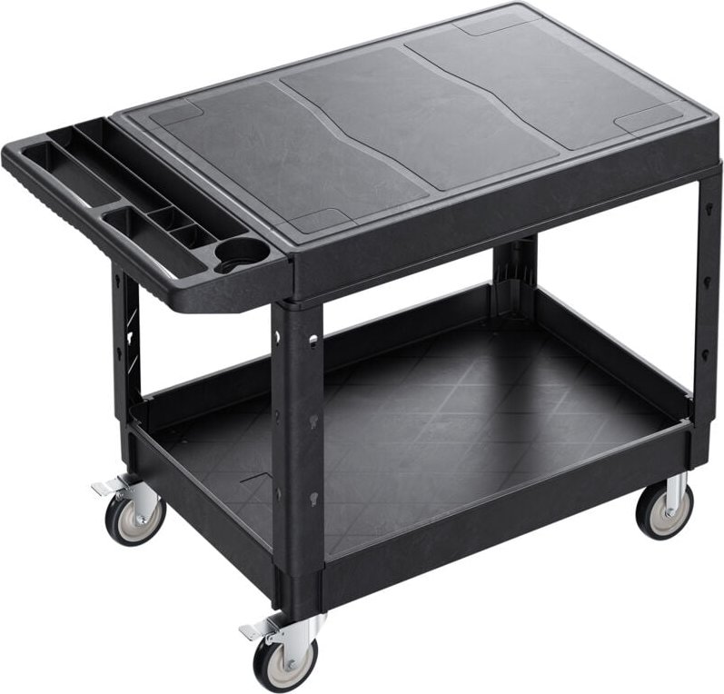 Mophorn Werkzeugwagen Werkstattwagen Rollwagen Mehrzweckwagen 250kg 1180x650x865mm