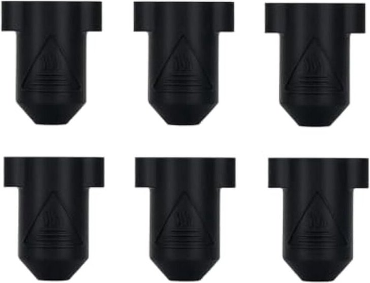 6-teiliger Hotend-Heizblock, Silikonsocken, 3D-Druckerteile, Hochtemperatur-Extruder-Heizabdeckung für K1/K1 max