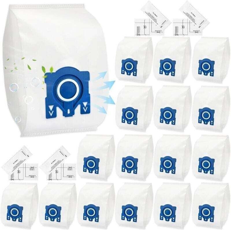 16 Staubsaugerbeutel für die Staubsauger der Serien Complete C2, Complete C3, XU, S227, S400, S600, S812, S2000, S5000 u...