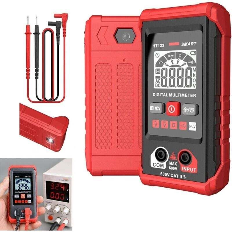 Thumbnail - Automatisches Digitalmultimeter, HT123 Digitalmultimeter, elektrisches Messgerät, intelligente Messung, smartes Digitalm...