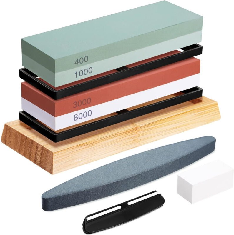 Wasserstein, Schärfer, Wetzstein - Messerschärfset 400/1000 3000/8000