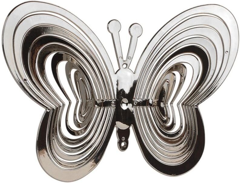 Rotierende und reflektierende Windspiele - Schmetterling