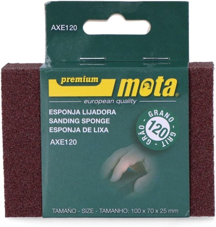 EDM - Aluminiumoxid-Schwamm-Schleifpapier 120 Körnung axe120 mota