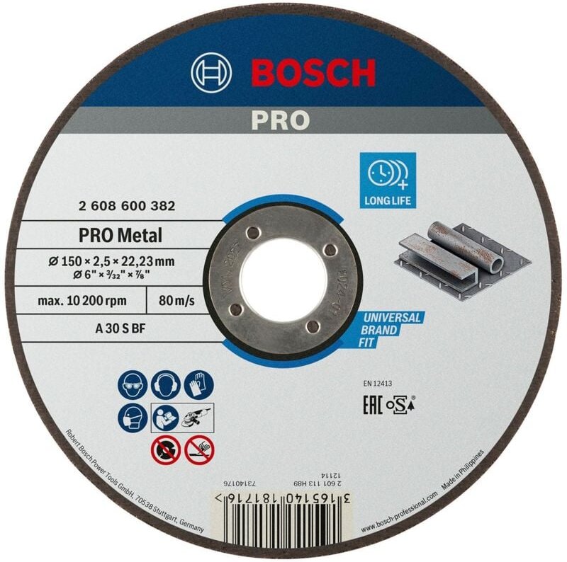 Expert Metall-Geradeschnitt: 150x25mm BOSCH 2608600382