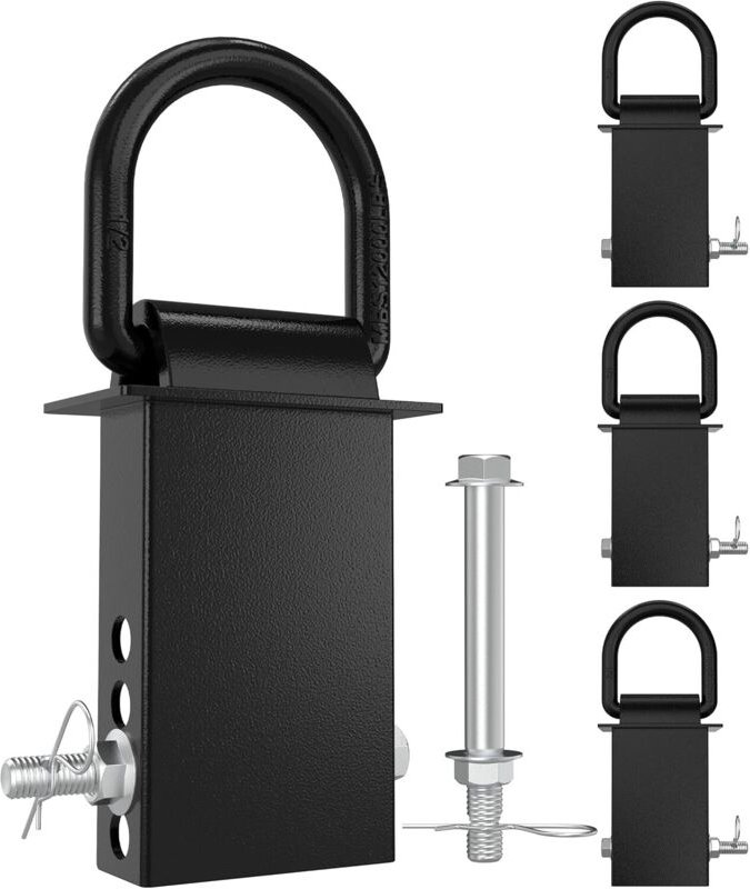 Stück – 16200 lbs (ca. 7350 kg) Tragkraft, D-Ringe für robuste, abnehmbare Zurrpunkte an Pritschenwagen und Anhängern, Z...