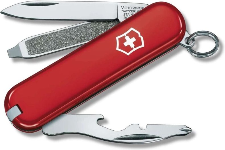 VICTORINOX - Taschenmesser klein, 9 Funktionen, rot 0.6163